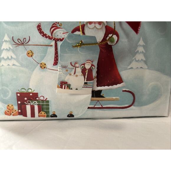 Lot of 5 Nesting Christmas Gift Boxes Small Square Holiday Decorative Boxes - Picture 16 of 16